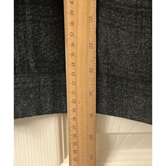 Seven For All Mankind Men's Wool Blend Black & Gray Plaid Trucker Jacket Medium - Picture 8 of 9